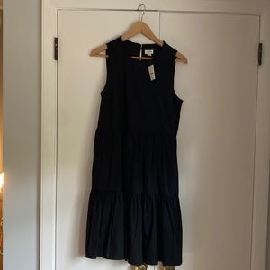 Jcrew black cotton dress size 10 NWT!